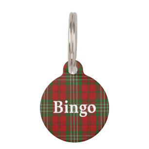 Happy Pet Clan Scott Tartan Pset Huisdierpenning