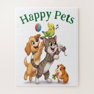 Happy Pets Cartoon Legpuzzel