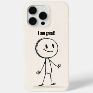 Happy Phone Case-Positive Vibes Design iPhone 15 Pro Max Hoesje