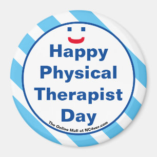 Happy Physical Therapist Day Smile Fun Magnet Magneet