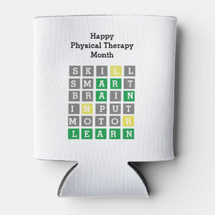 Happy Physical Therapy Month Custom Wordle Blikjeskoeler