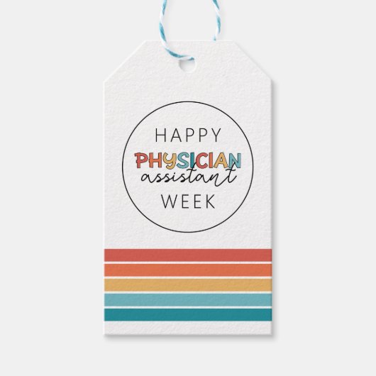 Happy Physician Assistant Week Cadeaulabel (Voorkant)