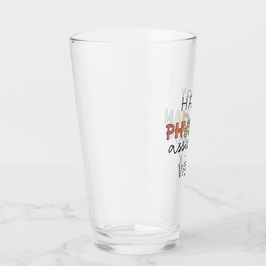 Happy Physician Assistant Week Glas (Rechts)