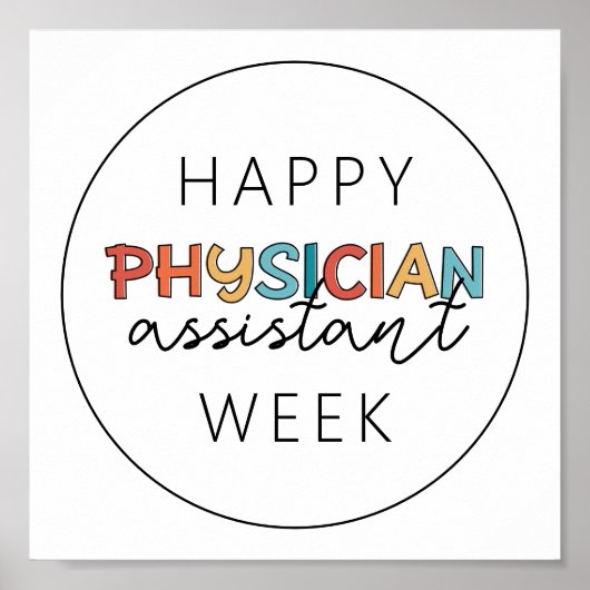 Happy Physician Assistant Week Poster (Voorkant)
