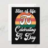 Happy Pi Day 2026 Math Nerd Celebration Feestdagenkaart (Voorkant / Achterkant)