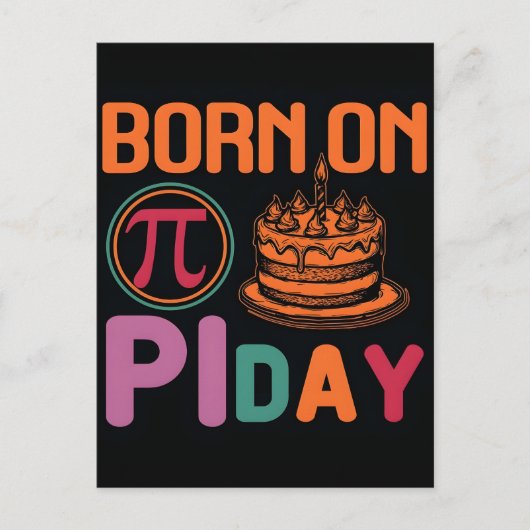 Happy Pi Day 2026 Math Nerd Celebration Feestdagenkaart (Voorkant)