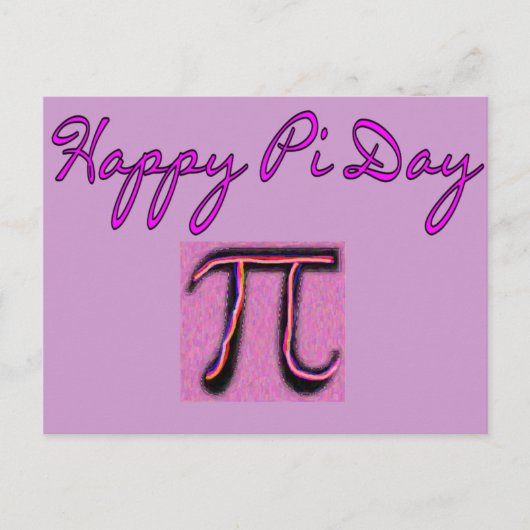 Happy Pi Day-Artsy Briefkaart (Voorkant)
