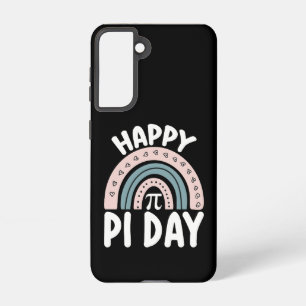 Happy Pi Day Boho Rainbow Wiskunde Mathematisch Samsung Galaxy Hoesje