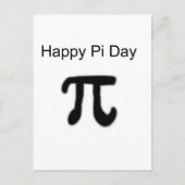 Happy Pi Day Briefkaart (Voorkant)