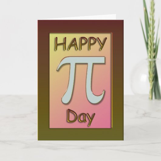 Happy Pi Day Card ~ 14 maart Kaart (Voorkant)