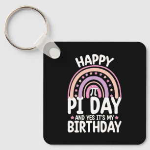 Happy Pi Day en ja het is mijn Wiskunde regenboog Sleutelhanger