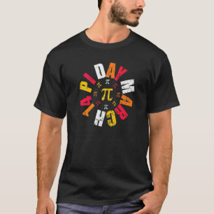 Happy Pi Day Funny Pi Dag 3 14 maart 14e Wiskunde T-shirt