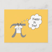 Happy Pi Day Funny Pi Guy carte postale (Devant)
