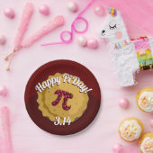 Happy Pi Day | Funny Pie Party Borden Papieren Bordje (Feest)