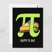 HAPPY PI DAY Key Limoen Pie Briefkaart (Voorkant / Achterkant)