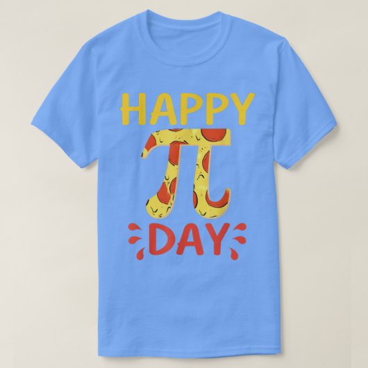 Happy Pi Day Lover Pizza 950 T-shirt (Design voorkant)