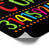 Happy Pi Day Math Lover Student Teacher 3 14 Poster (Hoek)