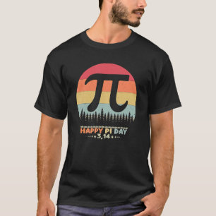 Happy Pi Day Mathemad Wiskunde Teacher Vintage T-shirt