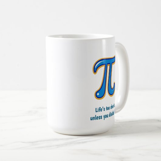 Happy Pi Day Mug - Math Lover (Devant droit)