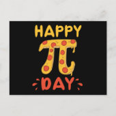 Happy Pi Day, Pie Day Pizza-Mathematics Pi-symbool Briefkaart (Voorkant)