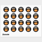 Happy Pi Day Pie Mathematics Wiskunde Rainbow Ronde Sticker (Vel)