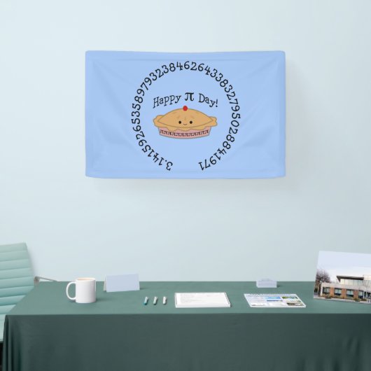 Happy Pi Day Pie Spandoek (Beurs)