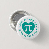Happy Pi Day Ronde Button 3,2 Cm (Voorkant /achterkant)