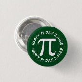 Happy Pi Day Ronde Button 3,2 Cm (Voorkant /achterkant)