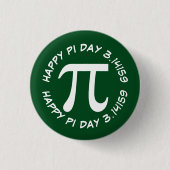 Happy Pi Day Ronde Button 3,2 Cm (Voorkant)