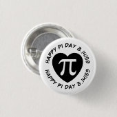 Happy Pi Day Ronde Button 3,2 Cm (Voorkant /achterkant)