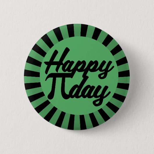 Happy Pi Day Ronde Button 5,7 Cm (Voorkant)