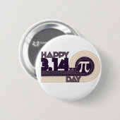 Happy pi Day Ronde Button 5,7 Cm (Voorkant /achterkant)