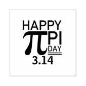 Happy Pi Day Rubberstempel (Afrduk)