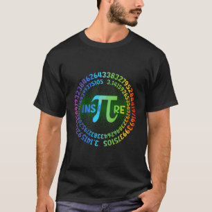 Happy Pi Day Shirt Pi Symbool Wiskunde Leraar Insp
