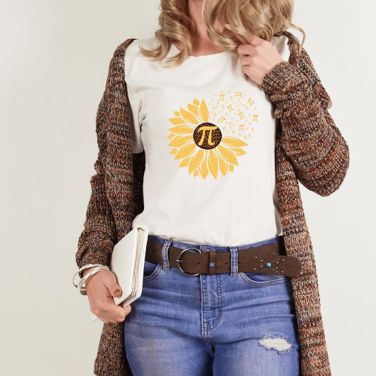 Happy Pi Day Sunflower T-shirt