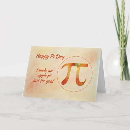 Happy Pi Day (Verjaardag) Kaart (Voorkant)