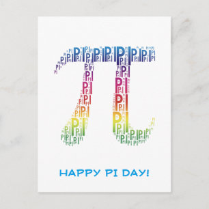 Happy Pi Day   Viel Briefkaart