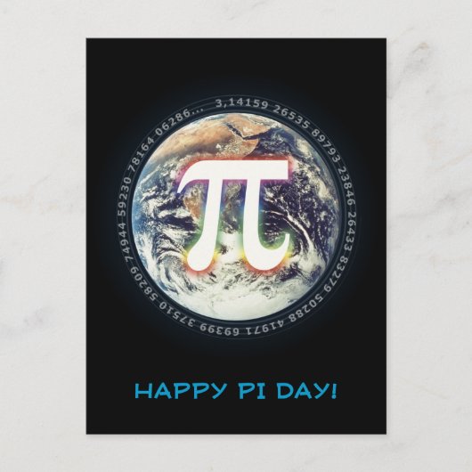 Happy Pi Day | Viel Briefkaart (Voorkant)