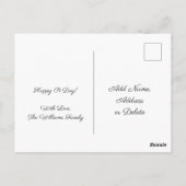 Happy Pi Day Wiskunde Digits 3.14 wiskunde Love Briefkaart (Achterkant)