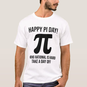 Happy Pi Day Wiskunde leraar Geometry Algebra Gift T-shirt
