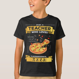 Happy Pi Day Wiskunde Leraren Student Pizza Lover  T-shirt