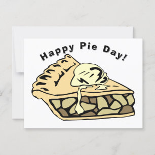 Happy Pie Day - Apple Pie Briefkaart