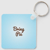 Happy Pie Day Sleutelhanger (Achterkant)