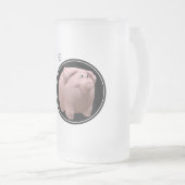 Happy PIg 2019 3D Frosted Glass Mok 2 (Voorkant rechts)