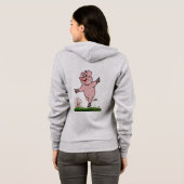 Happy Pig Hoodie (Achterkant volledig)