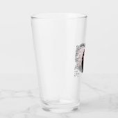 Happy PIg Jaar 2019 3D Drink glas 1 (Rechts)