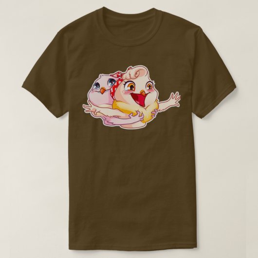 Happy Pigeons 2 T-shirt (Design voorkant)