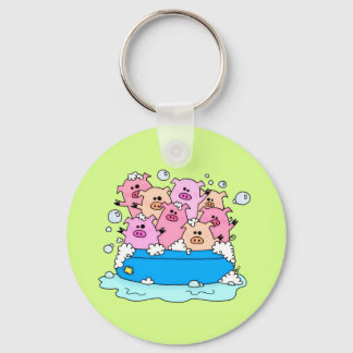 Happy Pigs Sleutelhanger