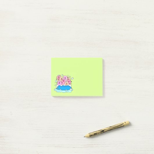 Happy Pigs Sticky Notes (Op bureau)