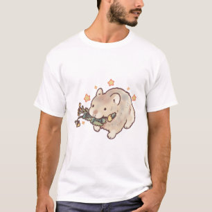 Happy Pika Delight � Leuke Dierlijke Kunst T-shirt